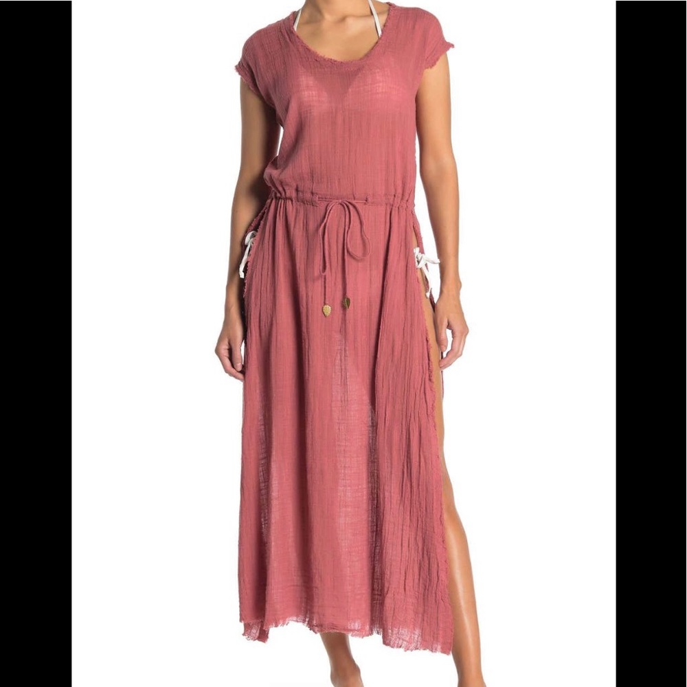 Muche et Muchette-Bennett Drawstring maxi cover up